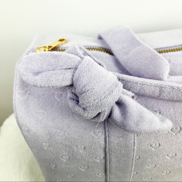 💜 Stoney Clover Lane x Target Light Purple Mini Hearts Duffel Bag 💜 - Picture 5 of 9